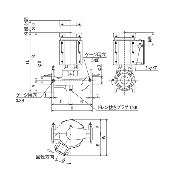 HITACHI-IES日立電動(dòng)泵JDP 40X32A-E50.75